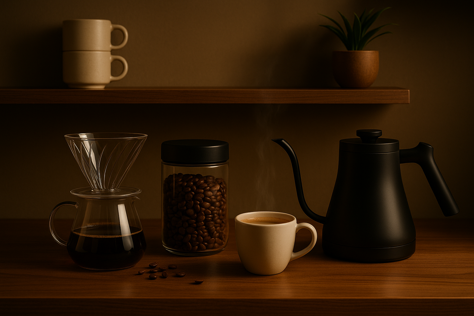 Les secrets d’un setup café élégant à la maison