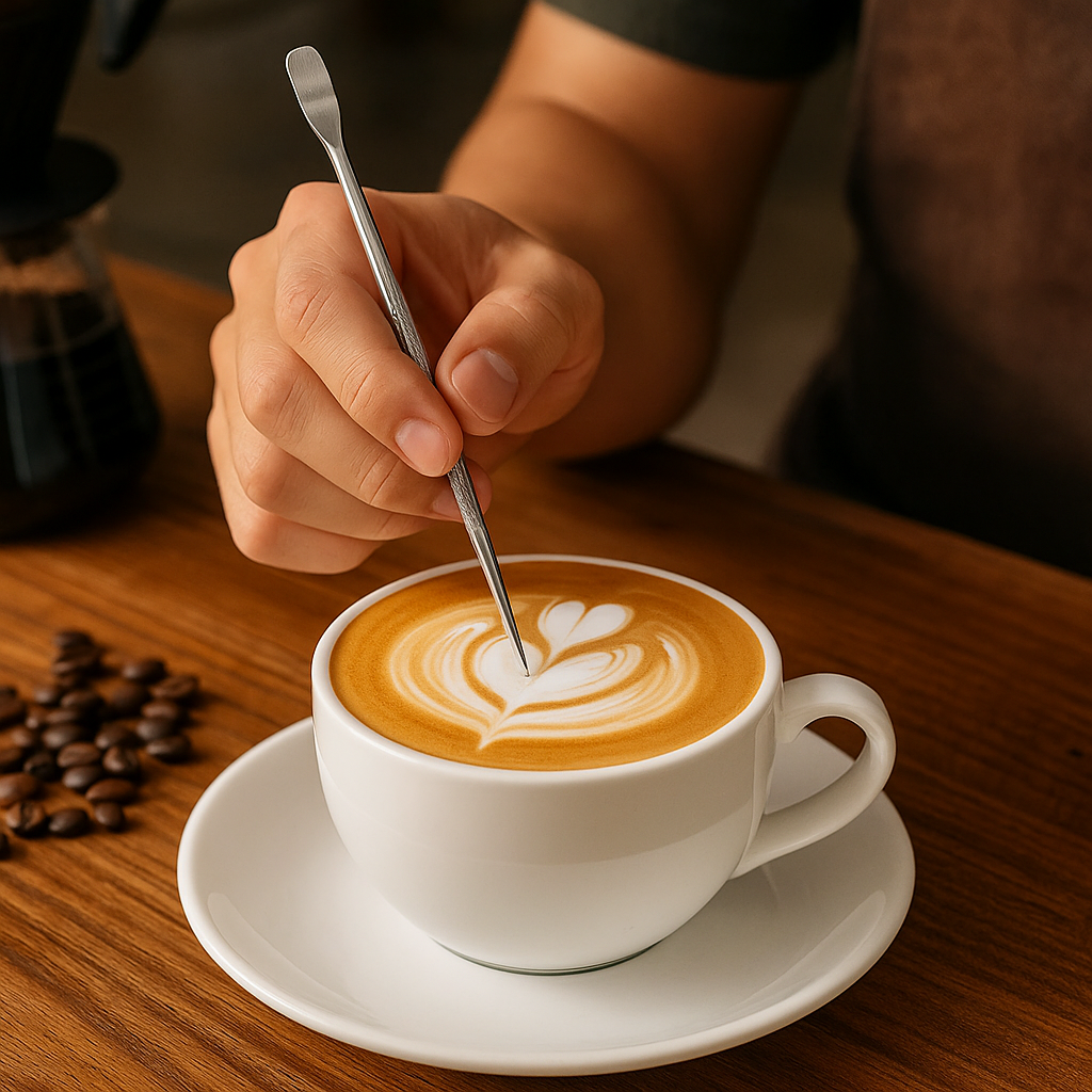 Stylo Latte Art en Inox