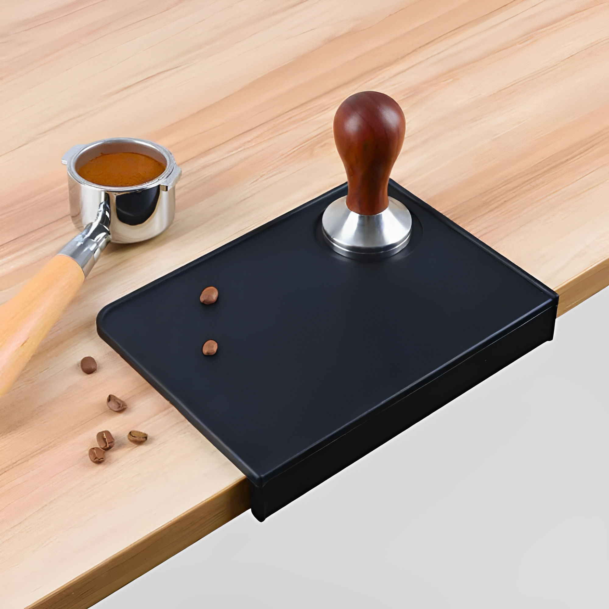 Tapis de Tassage Barista à Rebord