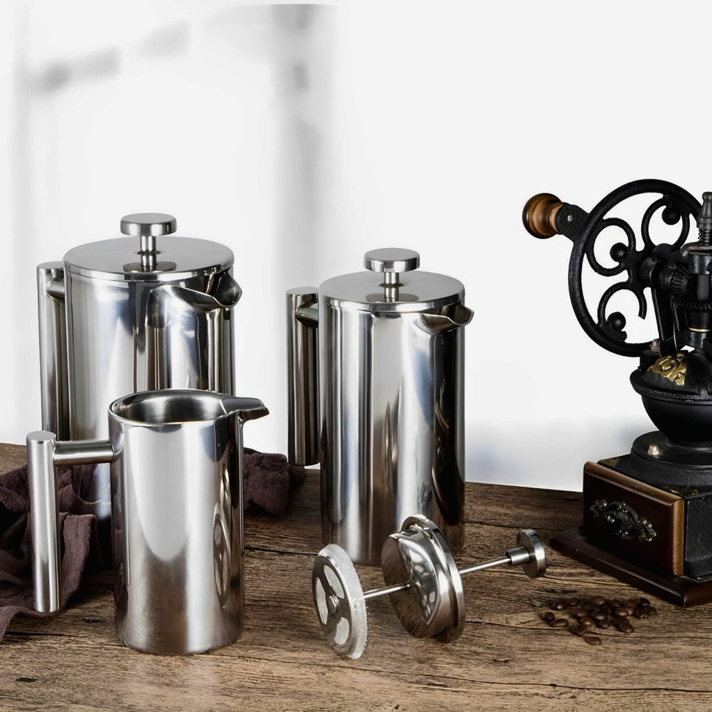 French Press Barista Inox