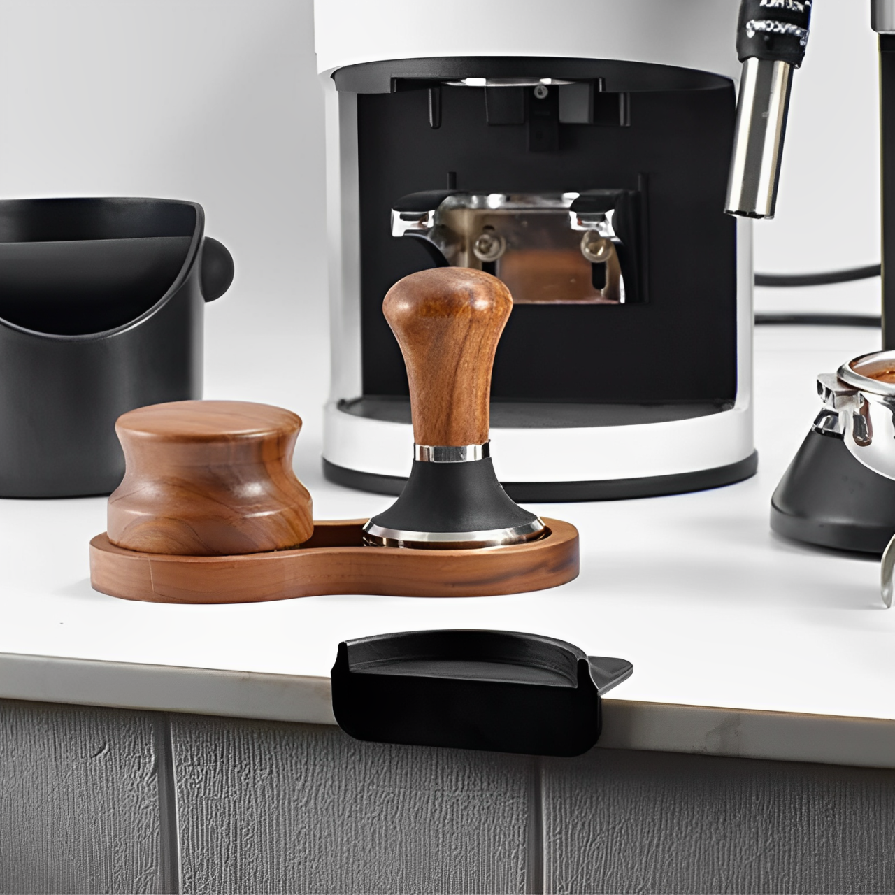Mini Tapis de Tassage Barista à Rebord